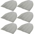 Impact Products Urinal Floor Mats, Disposable, 20-3/8inx17-1/2in, Orchard/GY, 6PK IMP1525CT